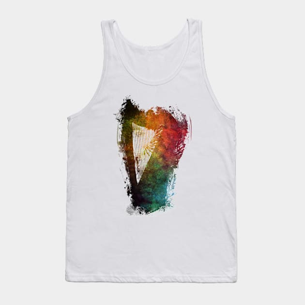 harp music instrument #harp Tank Top by JBJart